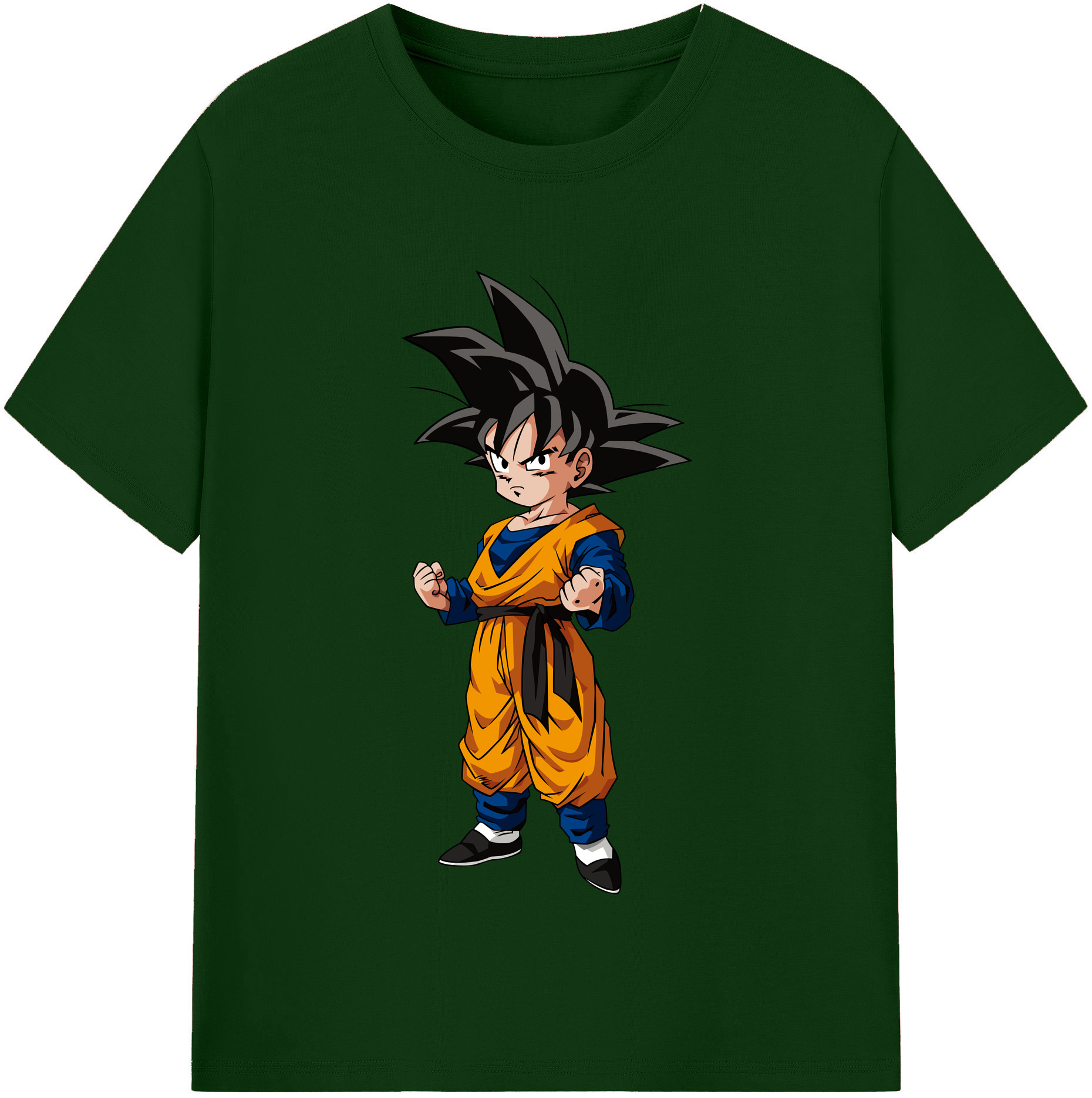 （画像用） ドラゴンボール 孫悟空（そん ごくう）Son Goku カカロット DRAGON BALL Kakarotto 綿100％半袖Tシャツ（フロントプリント）